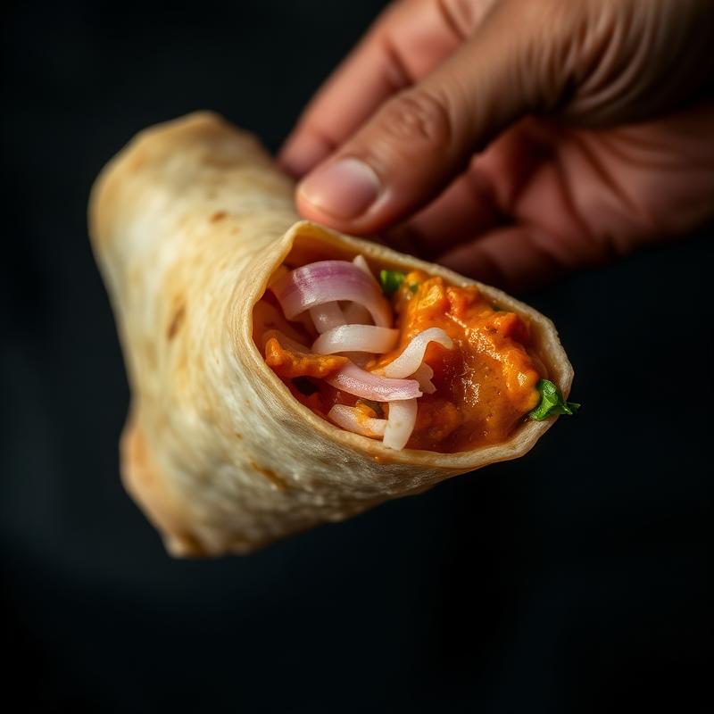 Masala Chaap Roll